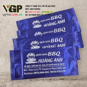 Khăn lạnh quán nhậu BBQ Hoàng Oanh Cư Mgar Daklak