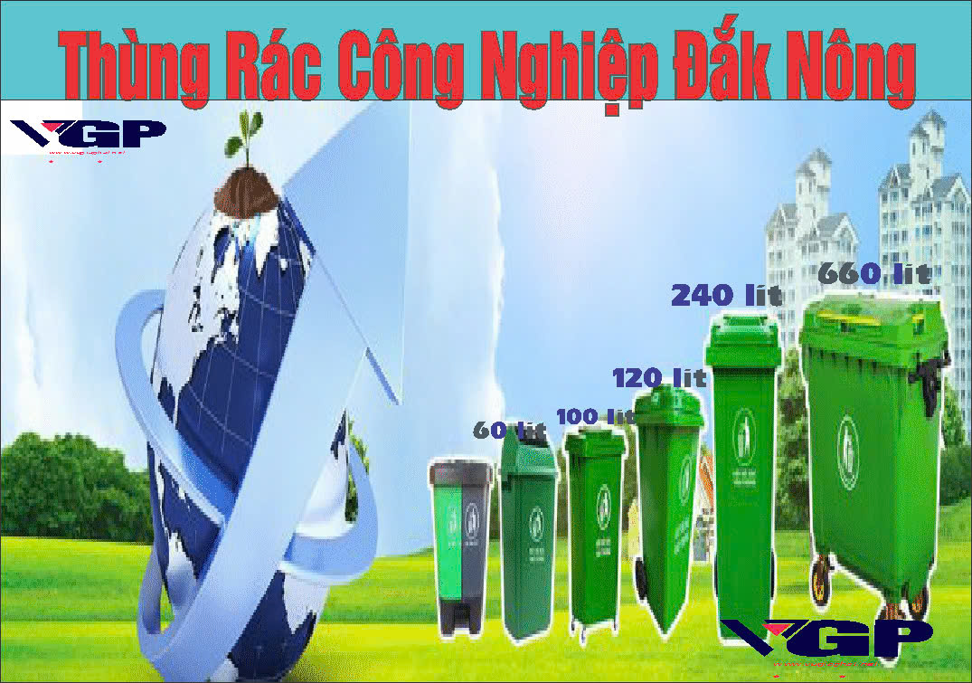 THÙNG RÁC CÔNG NGHIỆP ĐẮK NÔNG